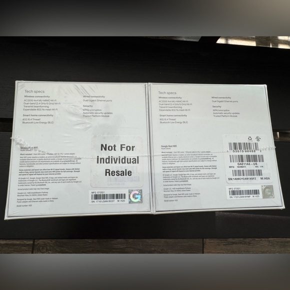 google Nest Wifi Router Pack — White - Picture 2 of 2